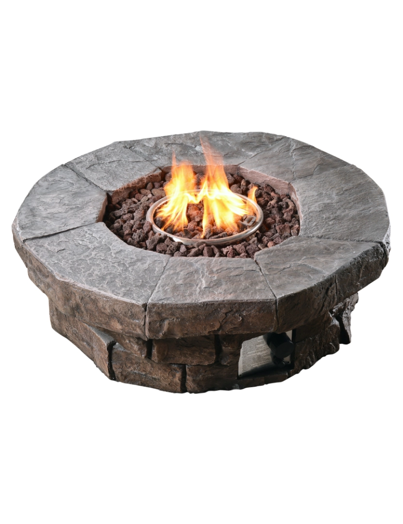 imagem de Teamson Home Rodada Gás Fire Pit1