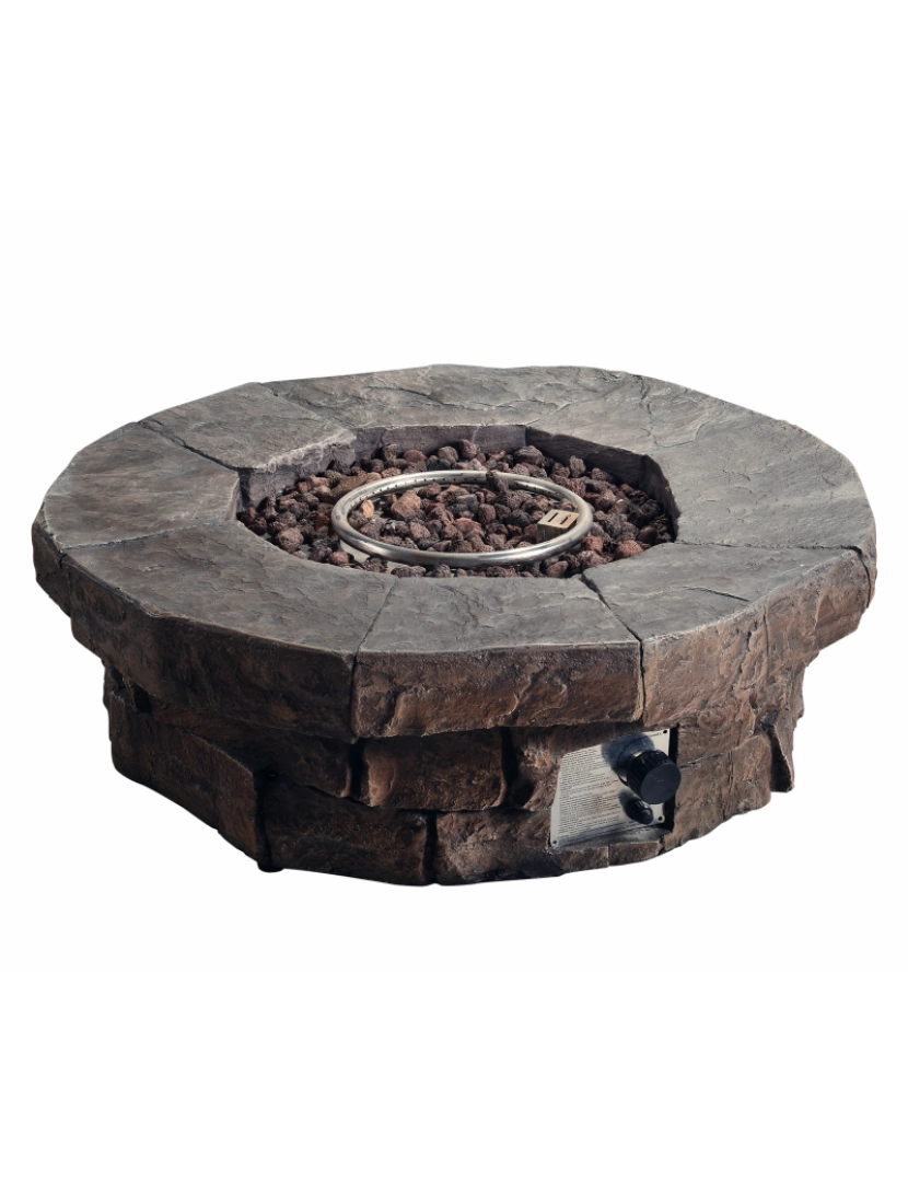 imagem de Teamson Home Rodada Gás Fire Pit5