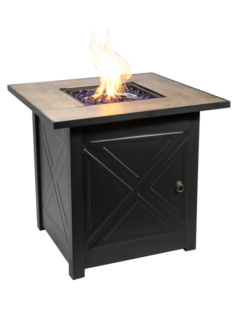 imagem de Teamson Home - Praça 27" Propane Gás Fire Pit1