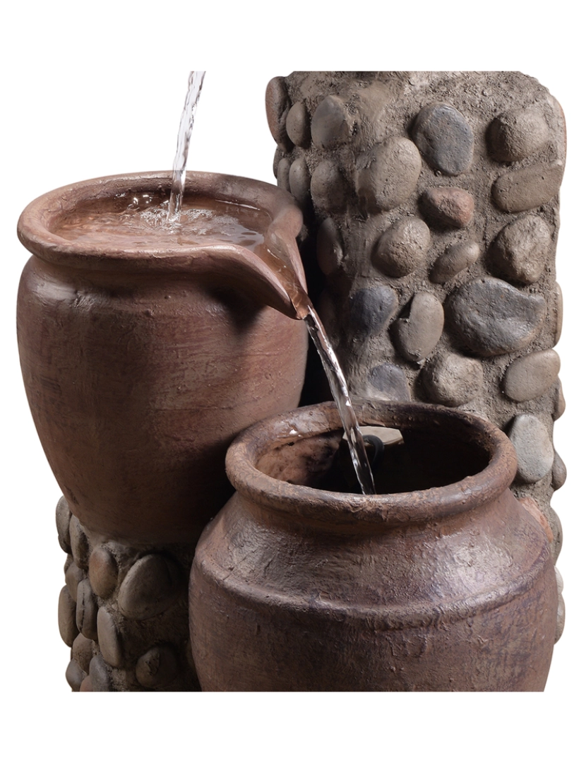 imagem de Teamson Home Outdoor Stacked Pot Fountain6