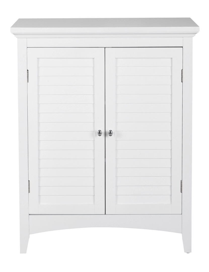 imagem de Elegante casa modas de madeira banheiro livre Standing Cabinet Unit Branco Elg-5851