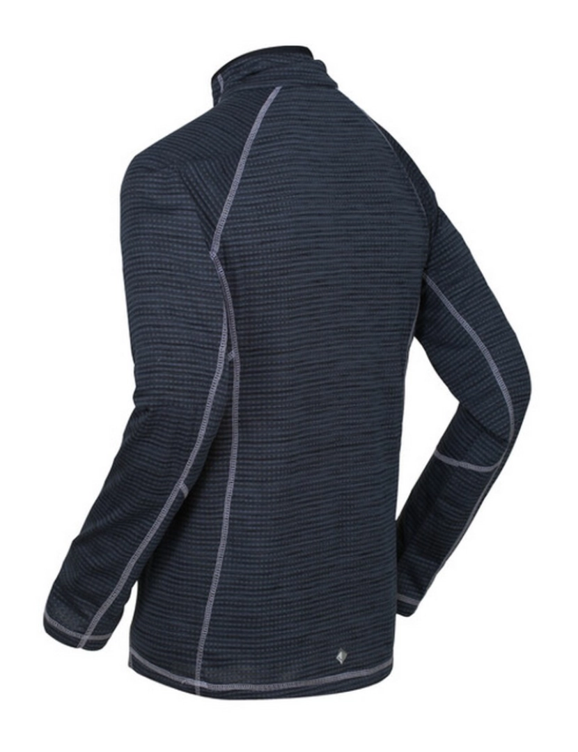 imagem de Regatta Mens Yonder Moisture seca rápida Wicking metade Zip velo casaco3