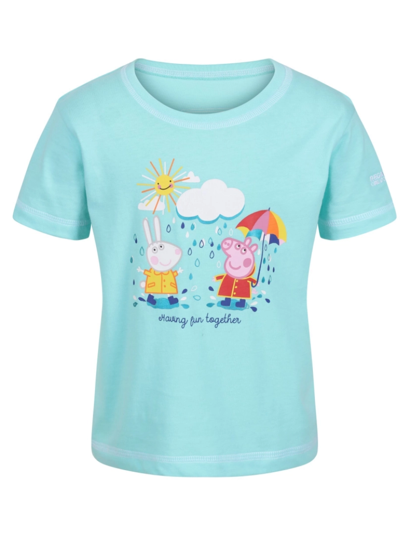 imagem de Regatta Crianças/Kids Peppa Pig impresso T-shirt1