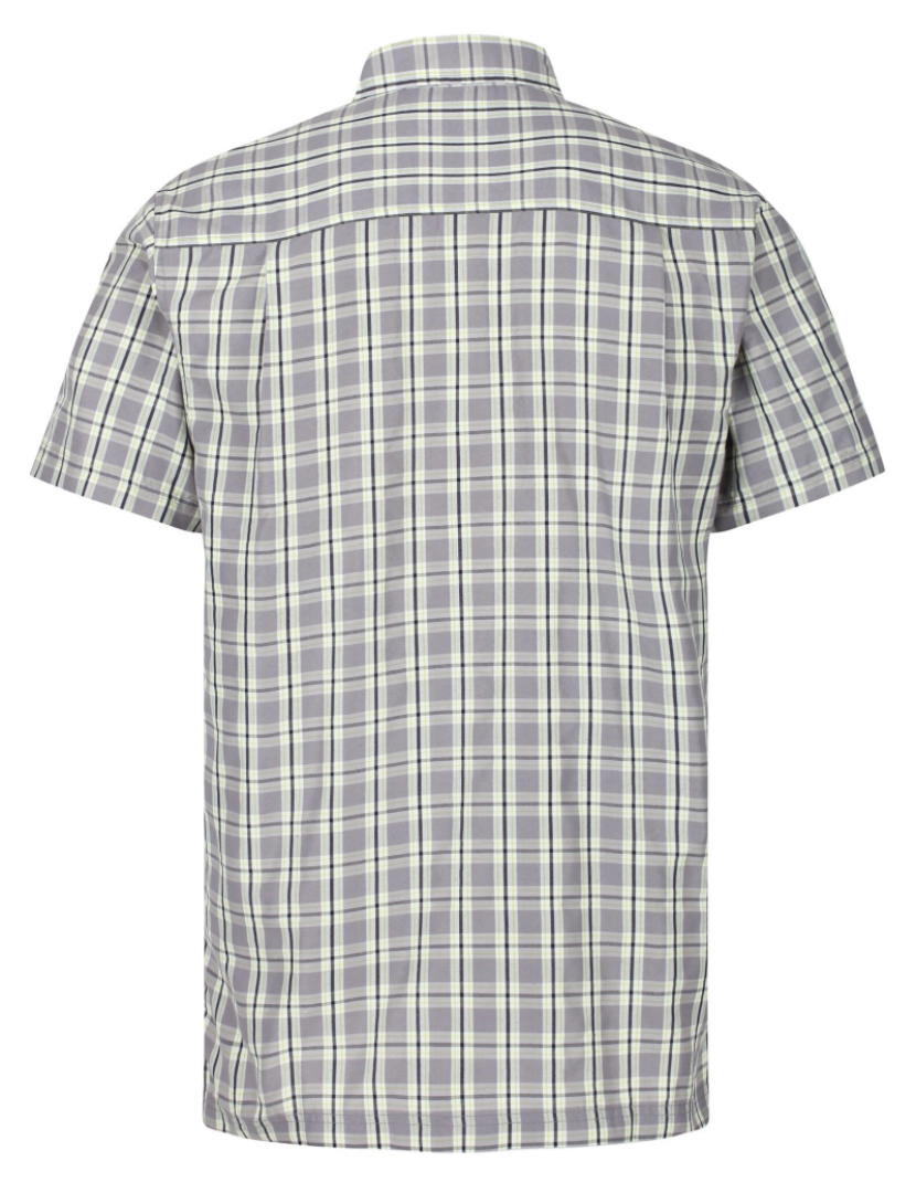 imagem de Regatta Mens Mindano V manga curta Checked camisa2