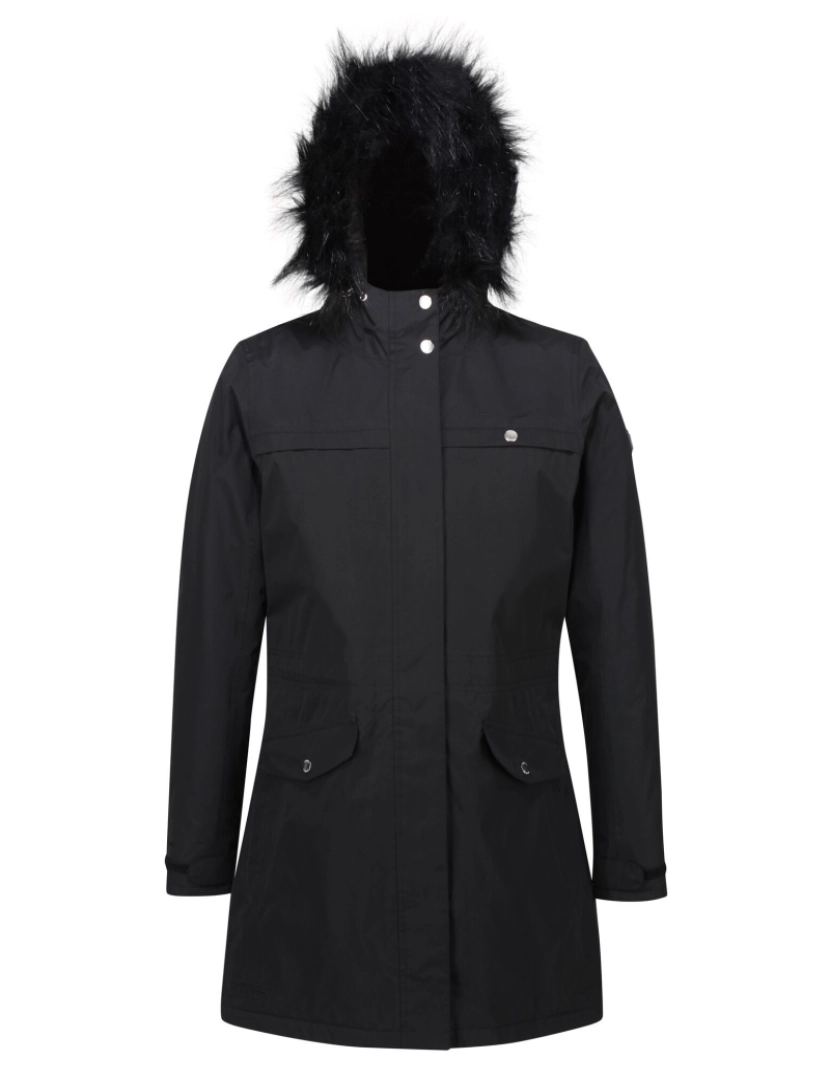 imagem de Regatta Womens/Ladies Serleena Ii Faux Fur Isolado Winter Parka1