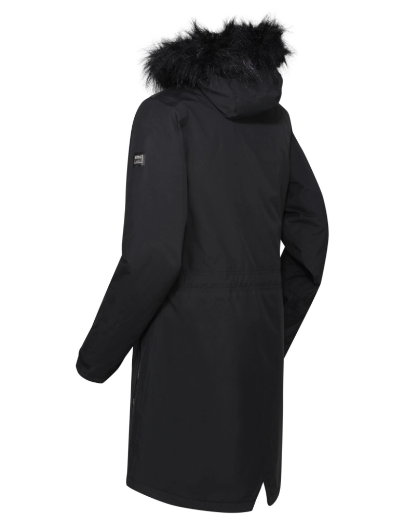 imagem de Regatta Womens/Ladies Serleena Ii Faux Fur Isolado Winter Parka3