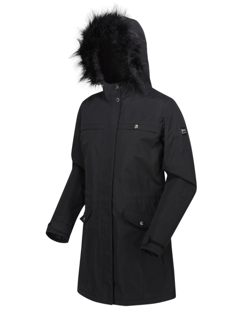 imagem de Regatta Womens/Ladies Serleena Ii Faux Fur Isolado Winter Parka4