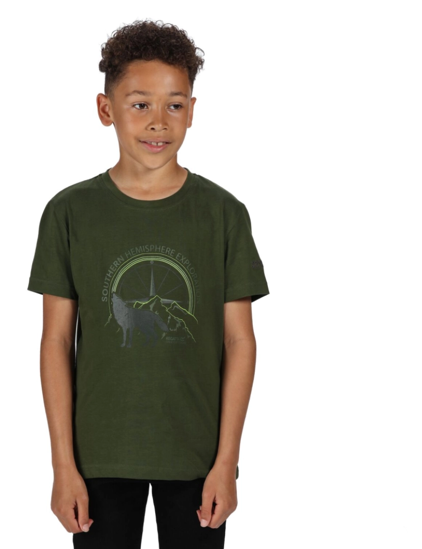 imagem de Regatta Crianças/Kids Bosley Iii impresso T-shirt4