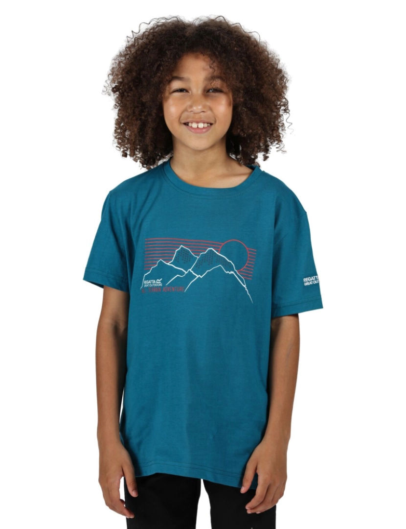 imagem de Regatta Crianças/Kids Bosley Iii impresso T-shirt1