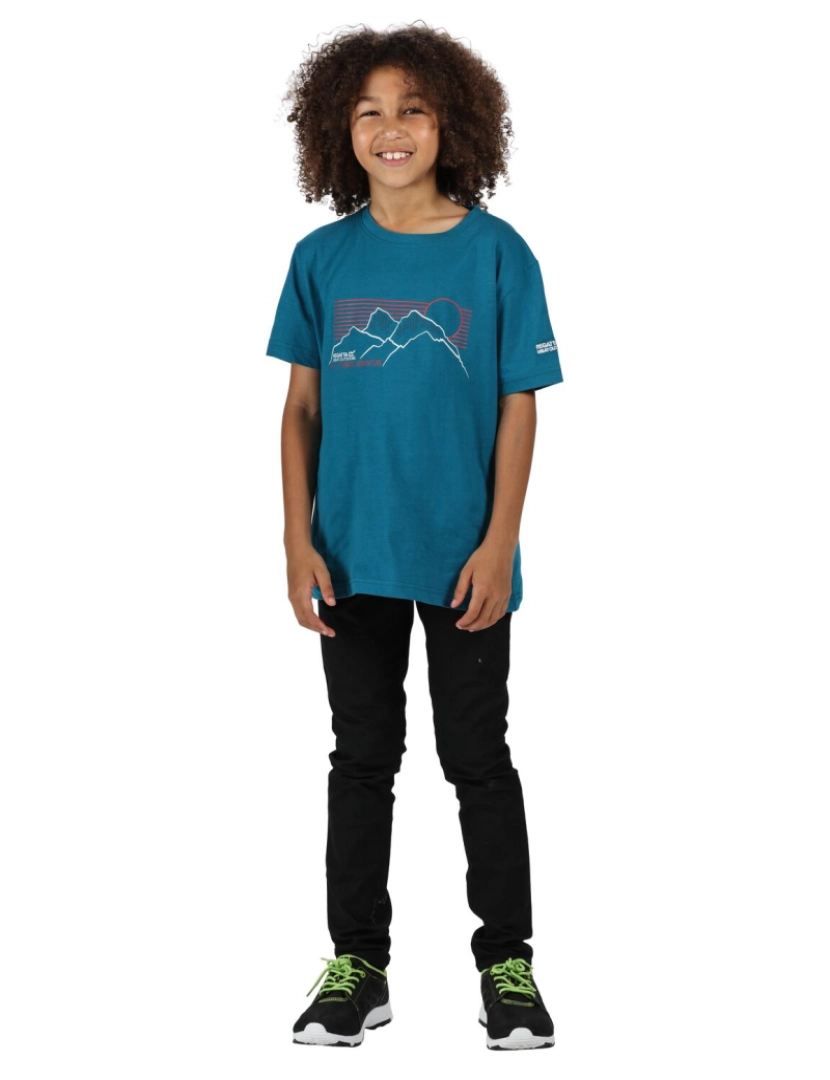 imagem de Regatta Crianças/Kids Bosley Iii impresso T-shirt3