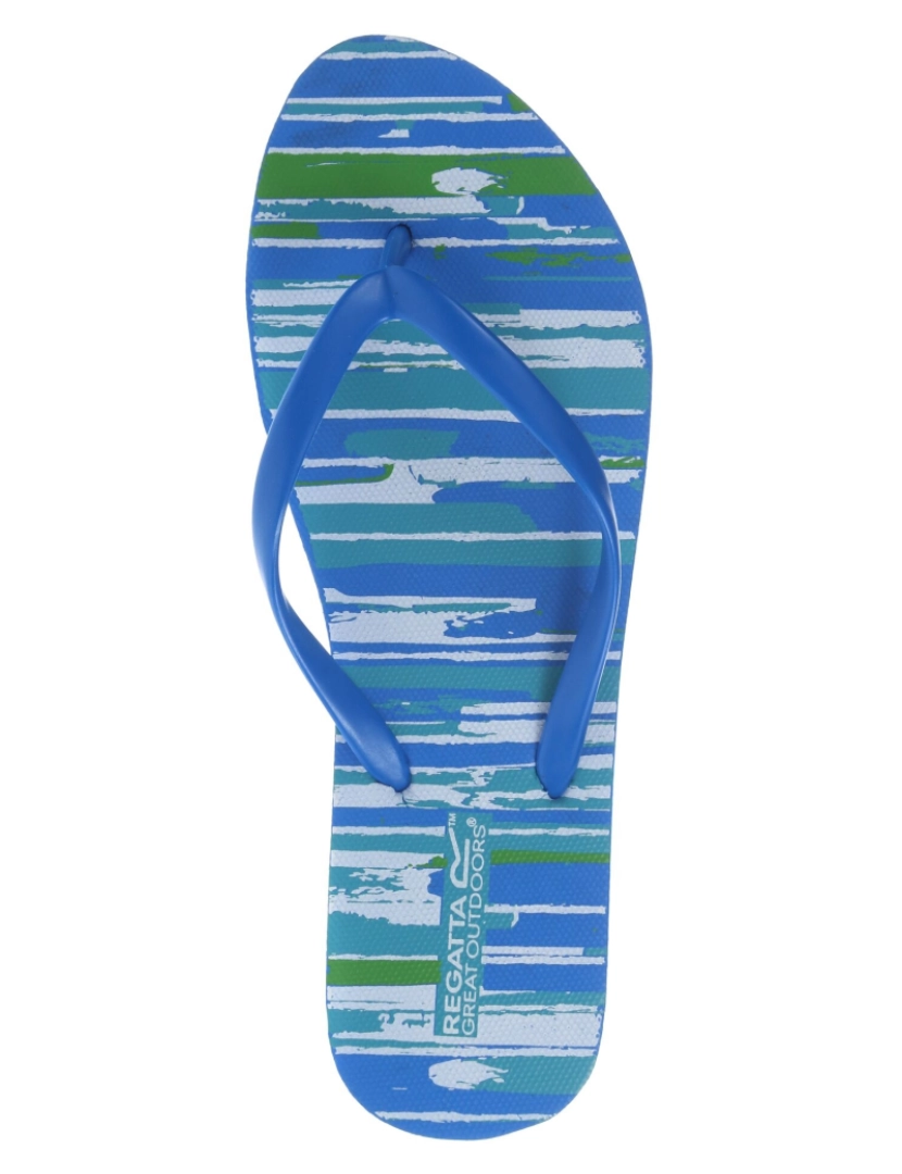 imagem de Regatta Womens/Ladies Bali Brush Stroke Flip Flops2