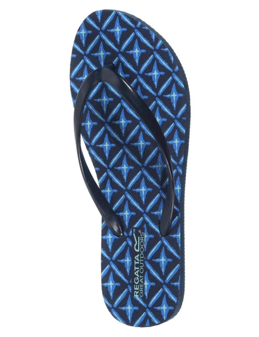 imagem de Regatta Womens/Ladies Bali Tile Flip Flops4