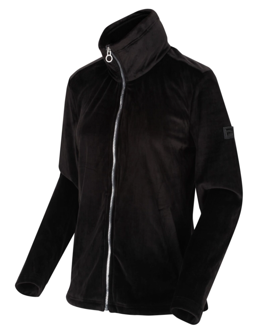 imagem de Regatta Womens/Ladies Hermilla Velour Full Zip Fleece4