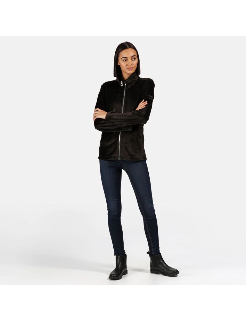 imagem de Regatta Womens/Ladies Hermilla Velour Full Zip Fleece5