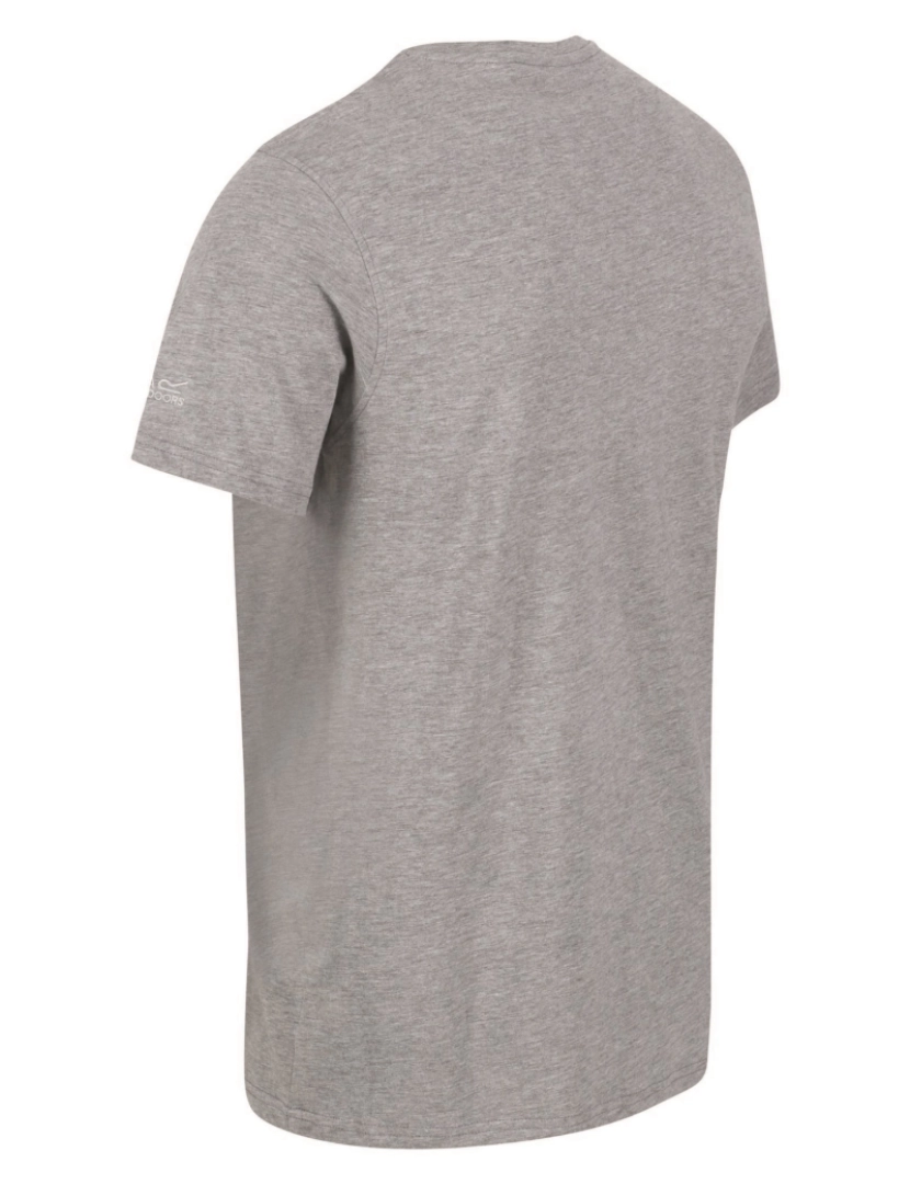 imagem de Regatta Mens Cline Vi Marl algodão t-shirt3