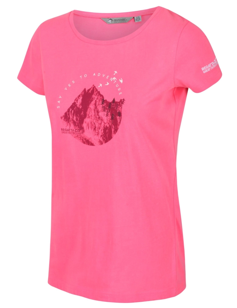 imagem de Regatta Womens/Ladies Breezed Graphic T-shirt1