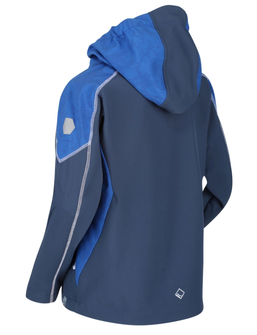 imagem de Regatta Crianças/Kids Acidity Iv Reflective com capuz Softshell Jacket3