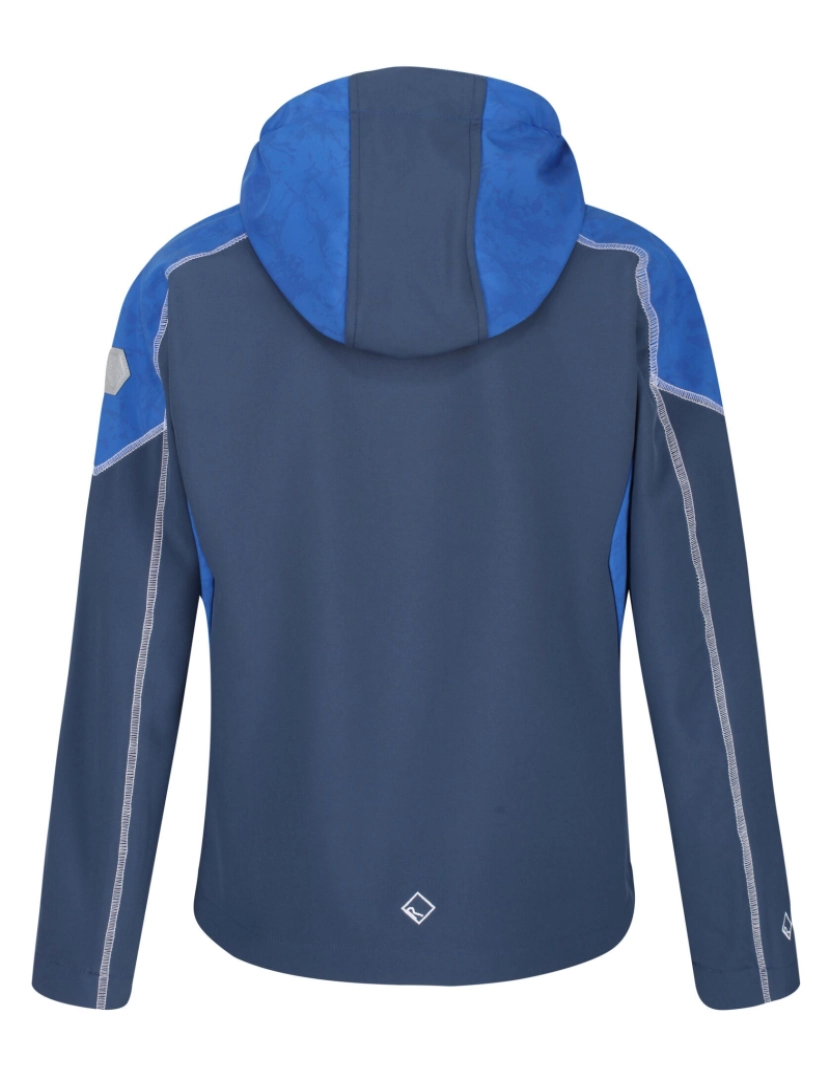 imagem de Regatta Crianças/Kids Acidity Iv Reflective com capuz Softshell Jacket4