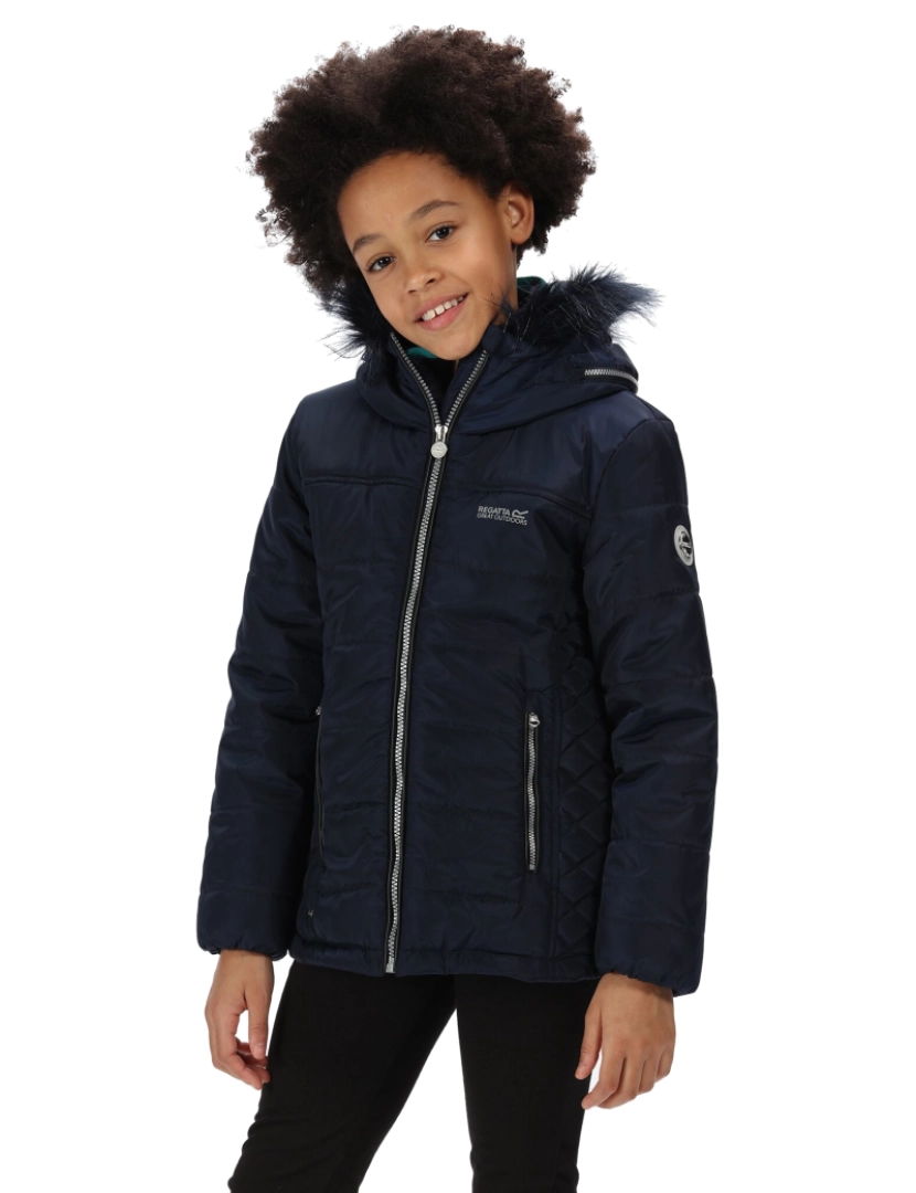 imagem de Regatta Crianças/Kids Westhill Faux Fur Trim com capuz casaco1