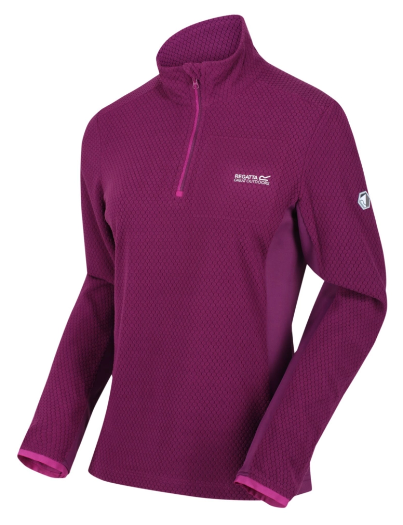 imagem de Regatta Womens/Ladies Highton Fleece semi Zip leve3