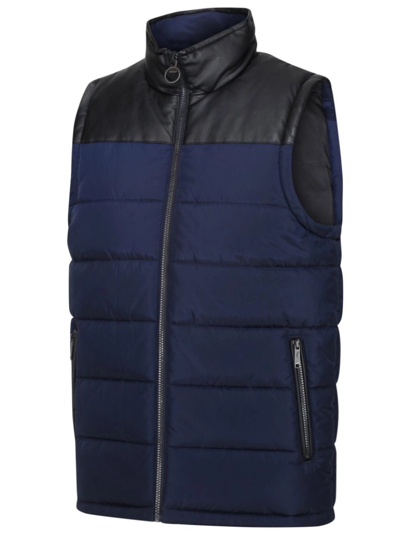 imagem de Regatta Mens Hamill Quilted Body Warmer isolado3