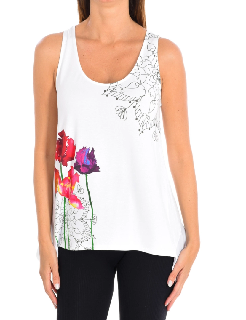 Desigual - Top Senhora Branco