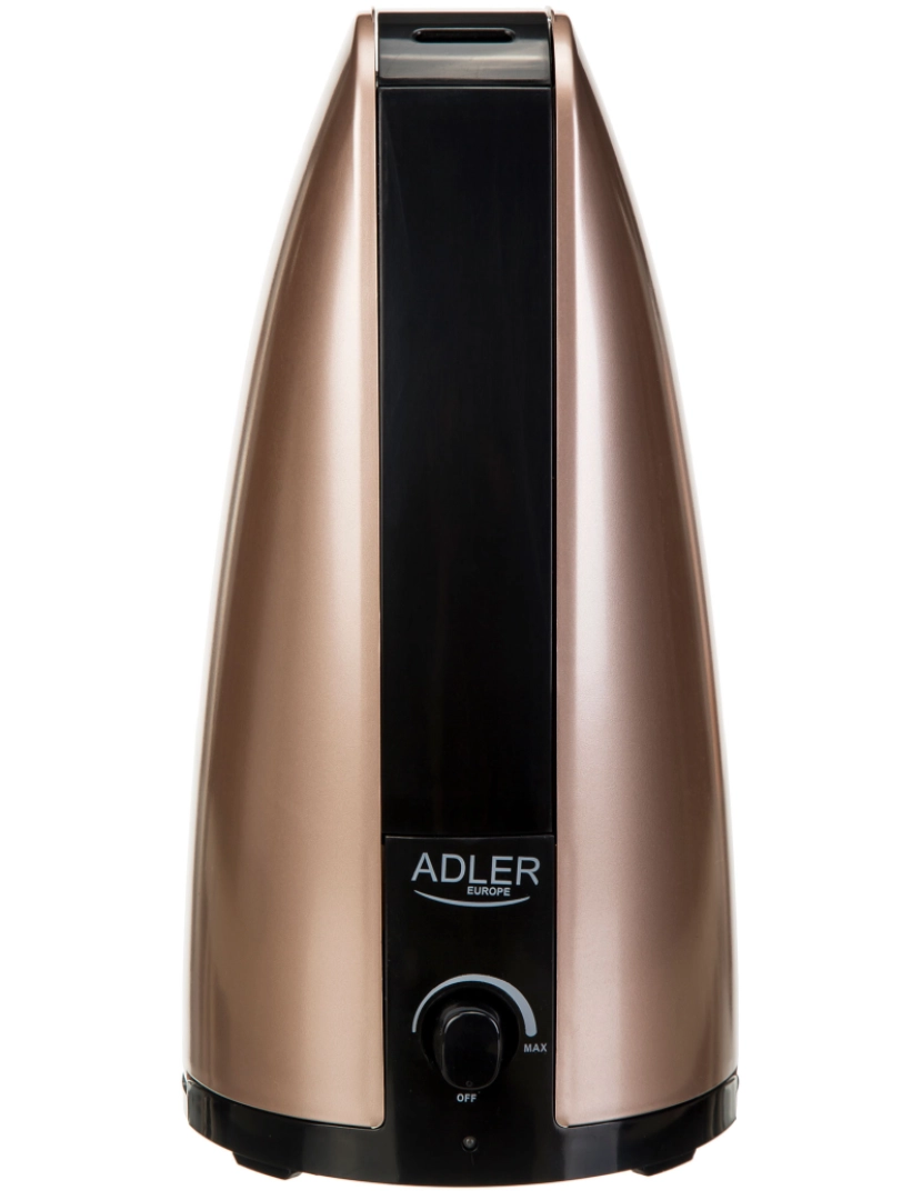 Adler - Humidificador de Ar 1L, Difusor de Óleos Essenciais, Silencioso, Regulador de Intensidade Manual Adler AD7954, Ouro
