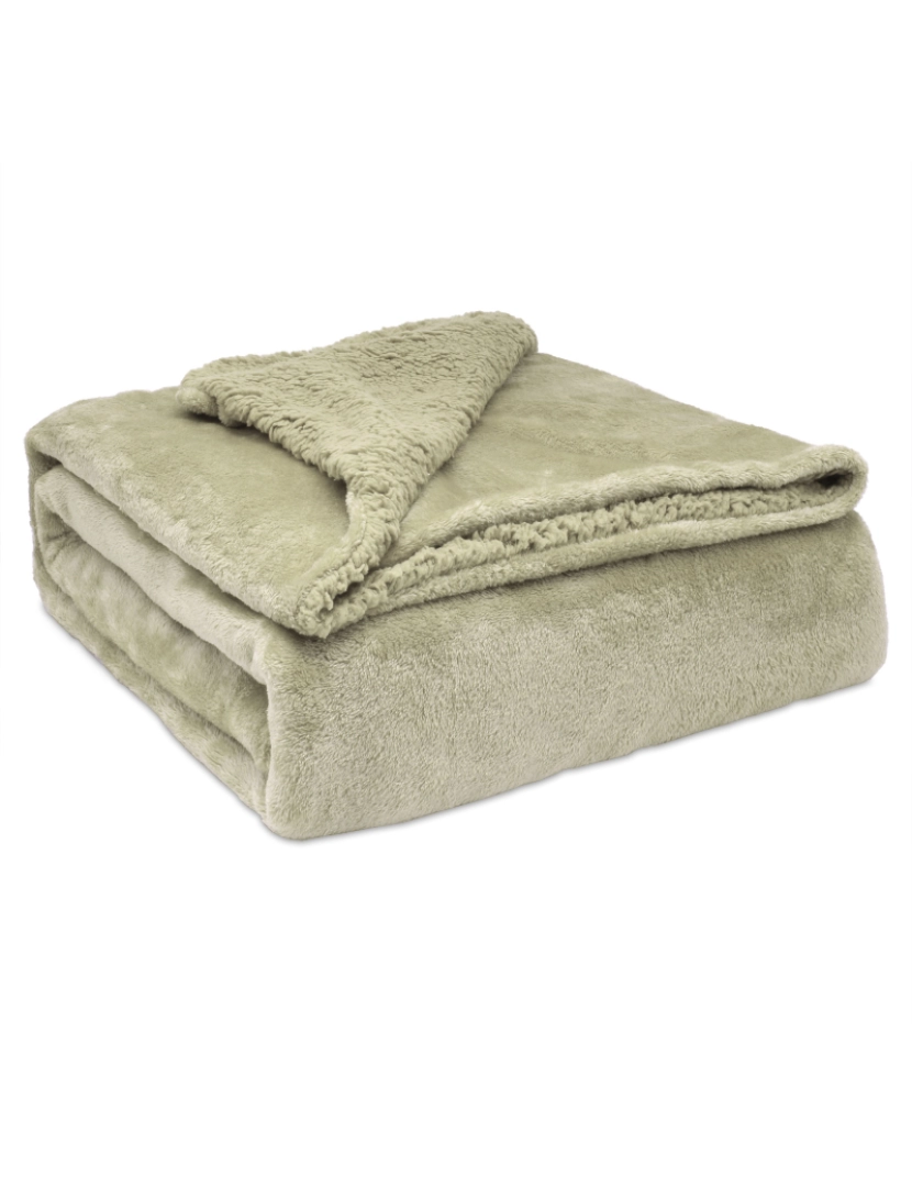 Briebe - Manta de Sofa, Cobertor de Sedalina com Tela de Sherpa 130 x 160cm Quente, Grossa e Extra Macia Briebe -, Taupe