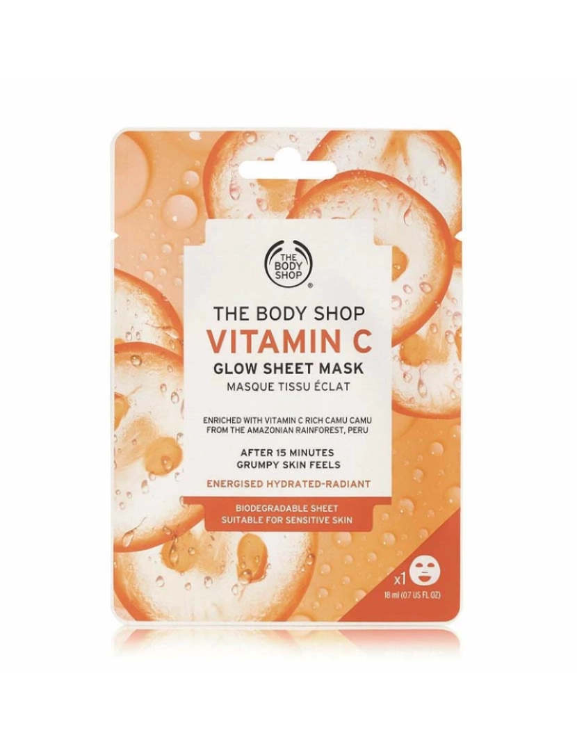 The Body Shop - Máscara de tecido The Body Shop Vitamin C 18 ml