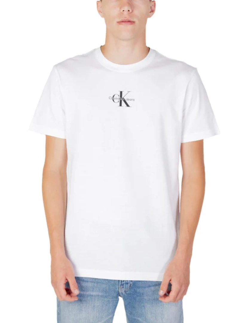 Calvin Klein - T-Shirt Homem Branco