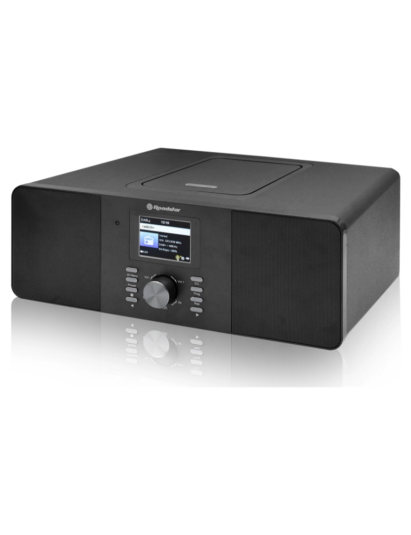 imagem de Micro System Rádio Wi-Fi Internet e Digital DAB+/ FM, Leitor de CD-MP3, Bluetooth, USB Roadstar IR-540D+BTBK, Preto10