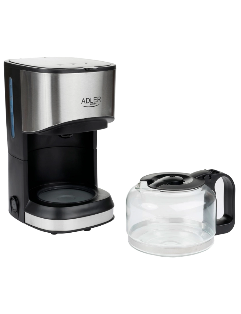 imagem de Máquina de Café Filtro, 6 Chávenas, Função Keep Warm, 0,7 Litros Adler AD4407 Prata8
