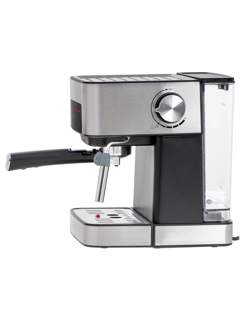 imagem de Máquina de Café Expresso Automática 15 Bars, Tanque de 1,6 L,Bocal para Leite Camry CR 4410 Prata5