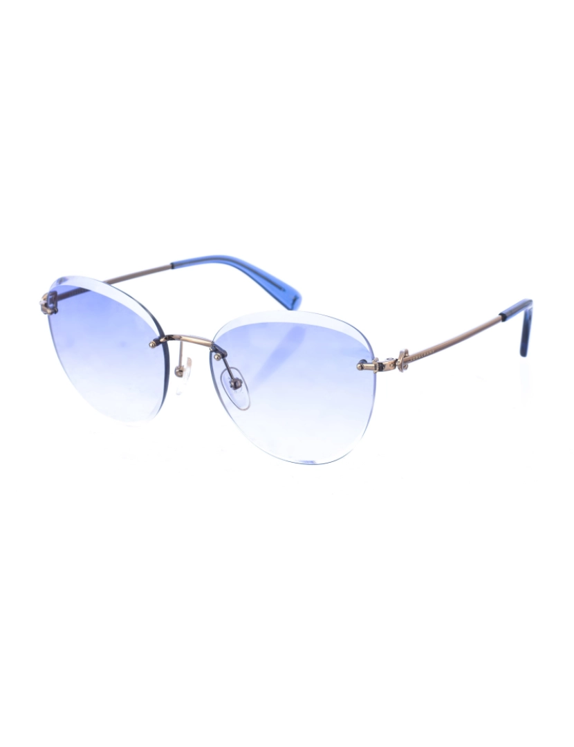 Longchamp - Óculos de Sol Senhora Cor da Armação: Dourado | Cor das Lentes: Gradient Azul