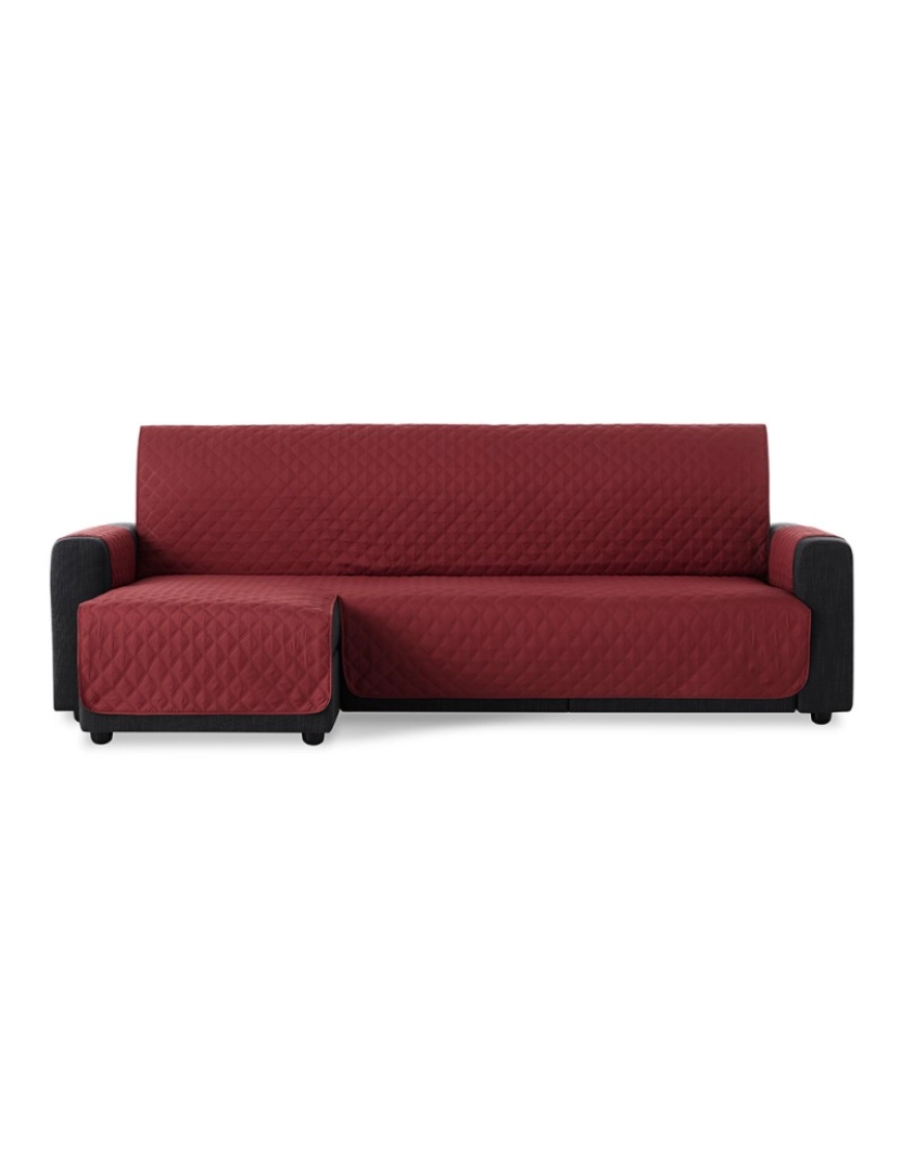 imagem de MAUI Capa para Sofá Chaise Longue Braço Esquerdo Acolchoado 220cm, Vermelho. Capas de Sofá Chaise Longue Estofado1