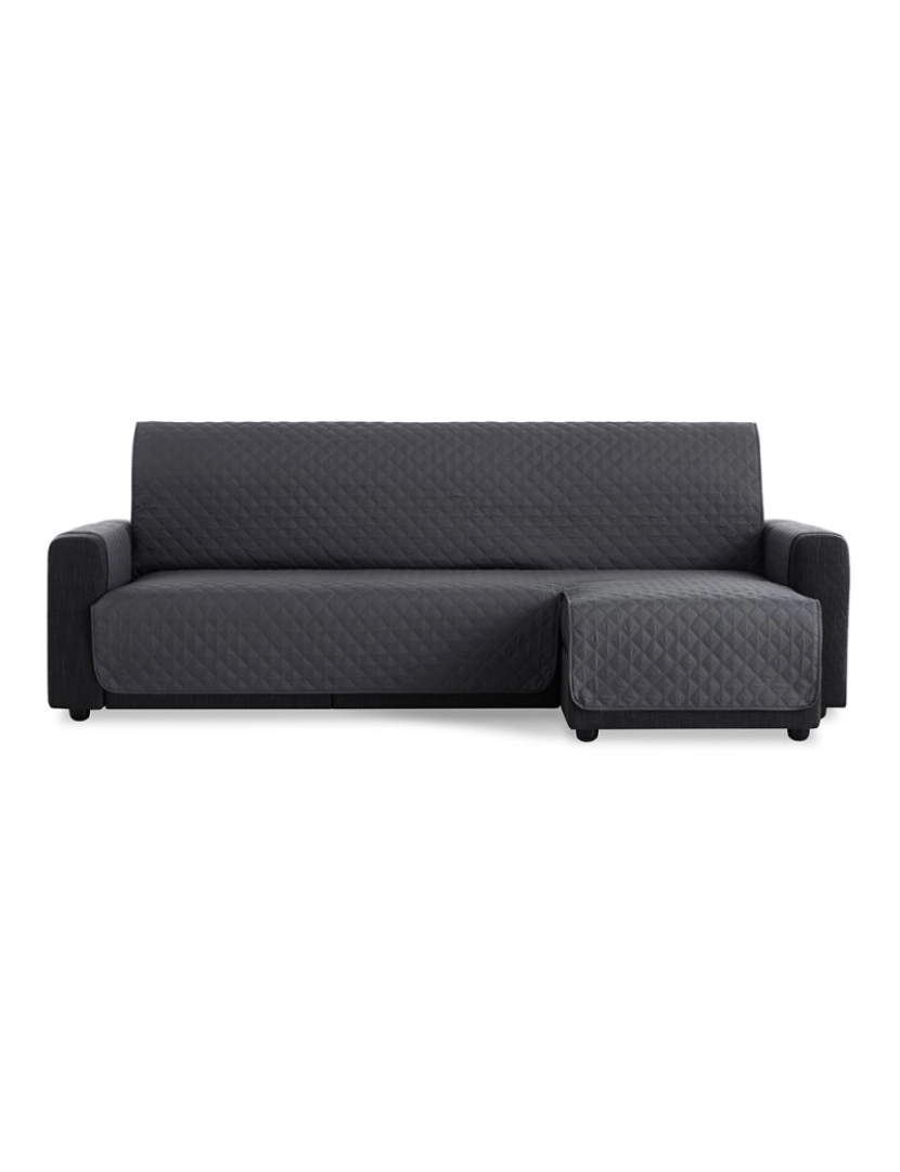 Maxifundas - MAUI Capa para Sofá Chaise Longue Estofada Braço Direito 280cm, Cinza. Capa para Sofá Chaise Longue Estofada