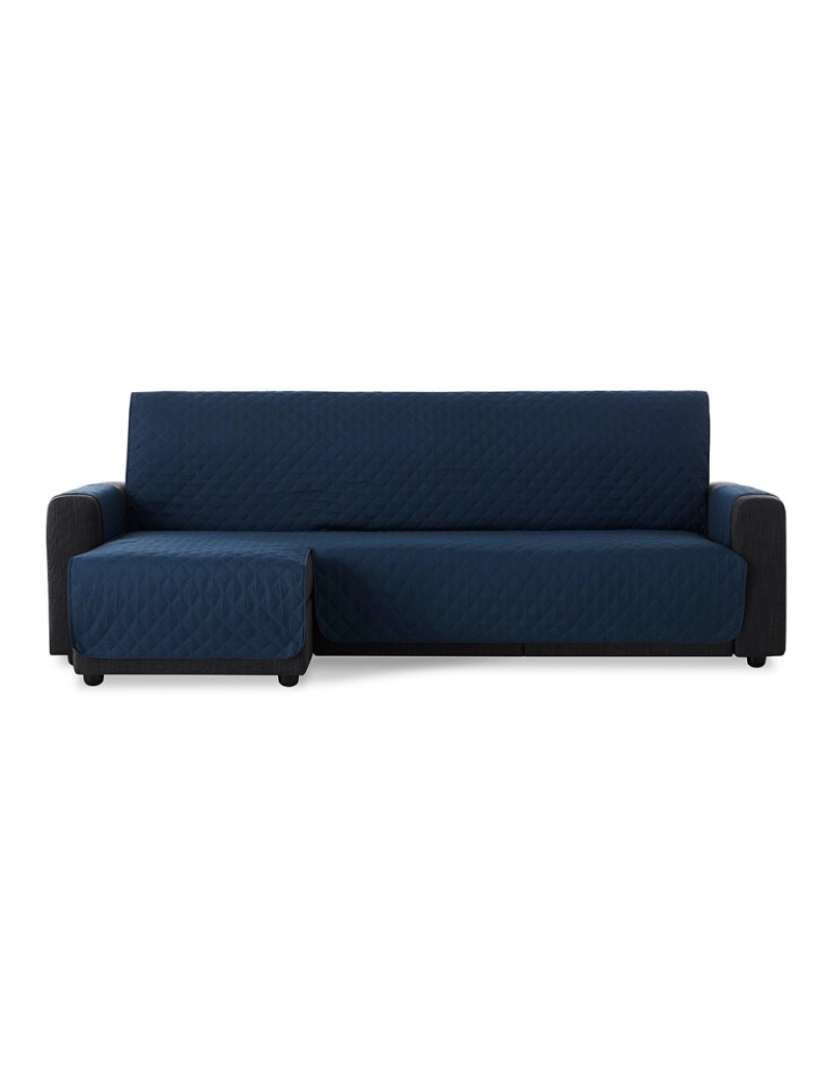 Maxifundas - MAUI Capa para Sofá Chaise Longue Estofada Braço Esquerdo 280cm, Azul. Capas para sofás chaise longue estofados