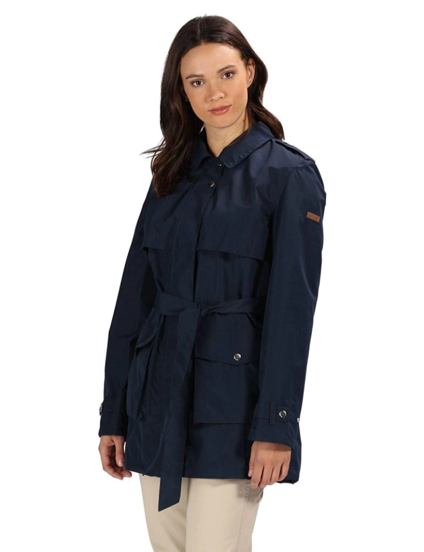 imagem de Regatta Womens Grier impermeável Zip-Off com capuz casaco1