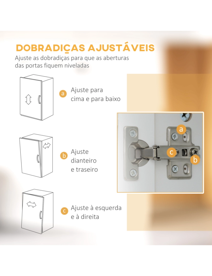 imagem de Armário de Cozinha 60x38x161cm cor branco 835-736V00WT7