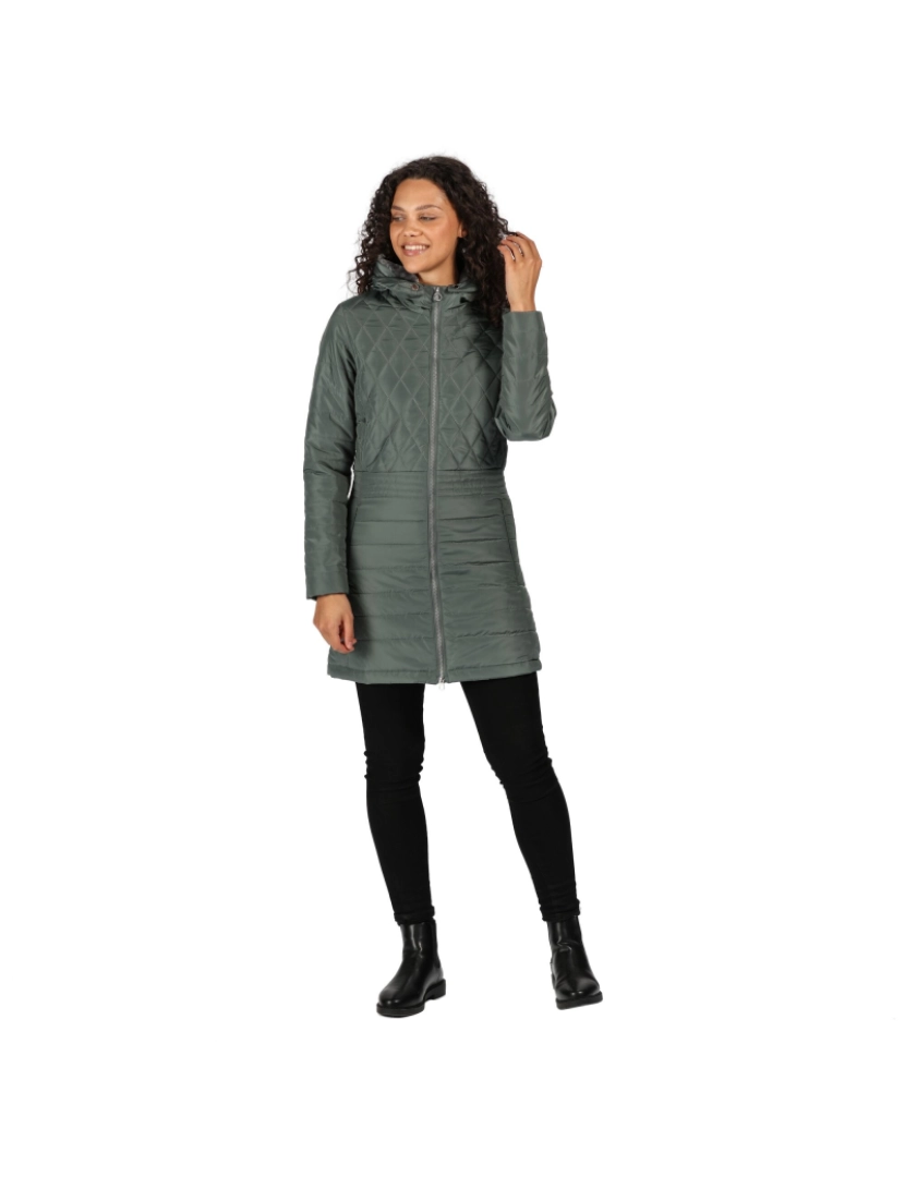 imagem de Regatta Womens/Ladies Parmenia Quilted casaco isolado5