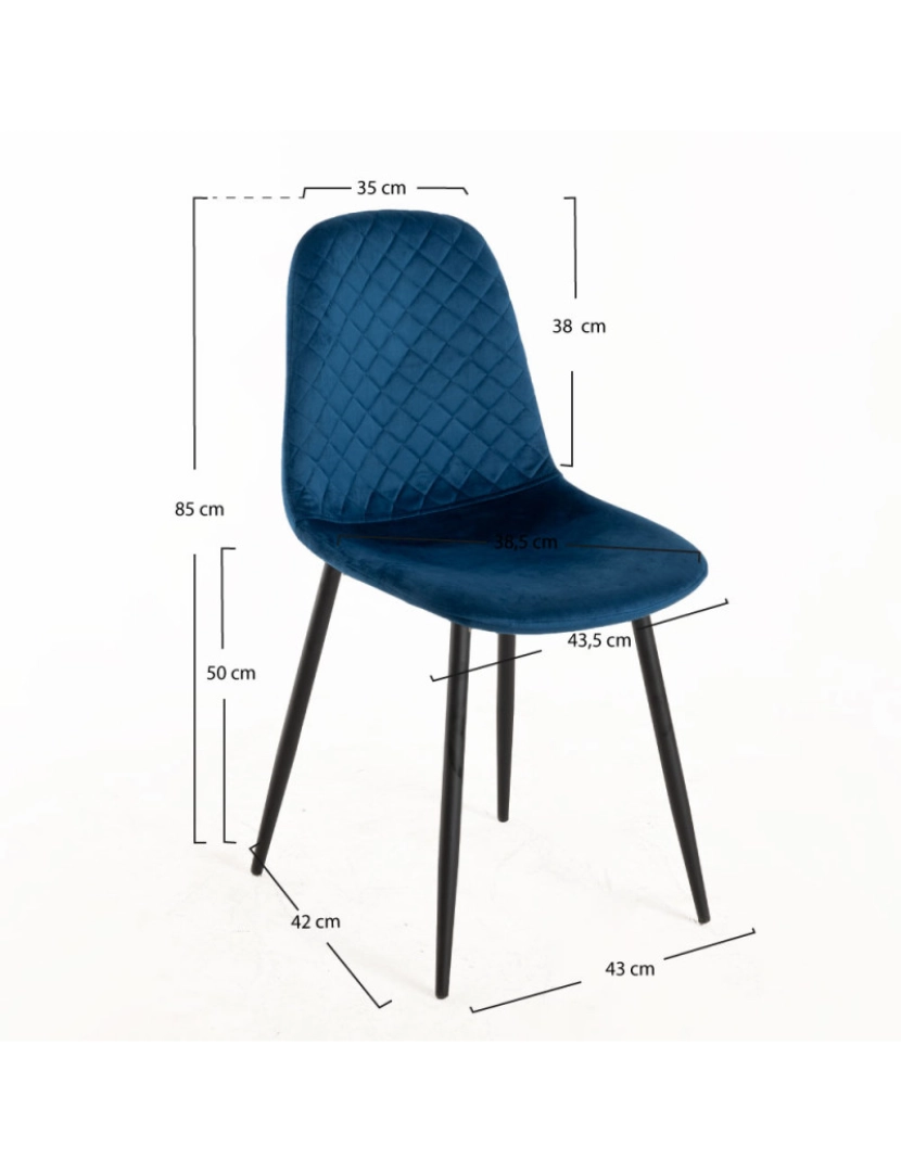 imagem de Cadeira Boide - Azul2