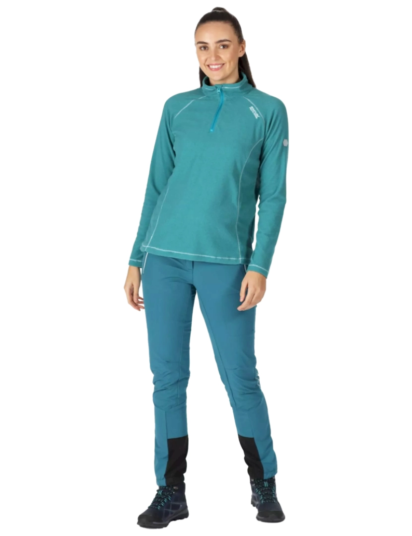 imagem de Regatta Great Outdoors Womens/Ladies Montes Half Zip Fleece Top3