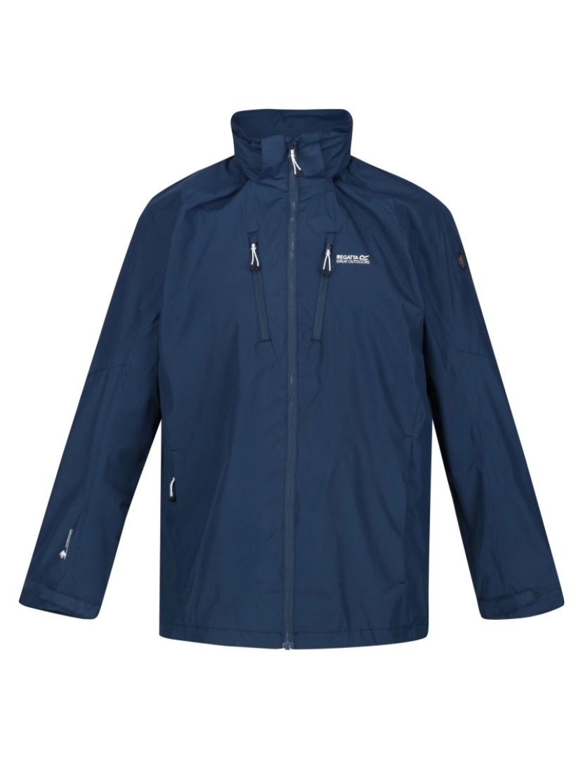 imagem de Regatta Mens Calderdale Iv impermeável Softshell com capuz Andar Jacket1