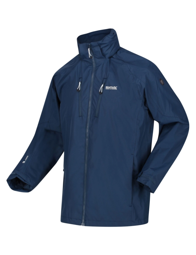 imagem de Regatta Mens Calderdale Iv impermeável Softshell com capuz Andar Jacket3