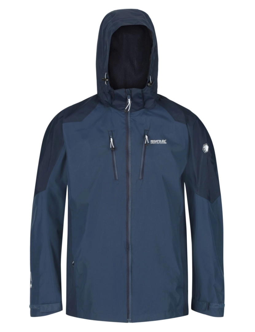 imagem de Regatta Mens Calderdale Iv impermeável Softshell com capuz Andar Jacket1