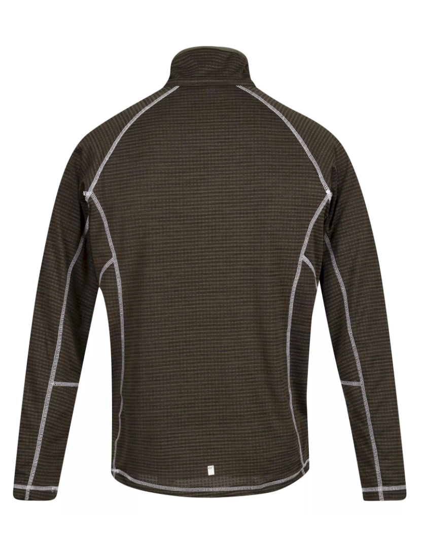 imagem de Regatta Mens Yonder Moisture seca rápida Wicking metade Zip velo casaco2