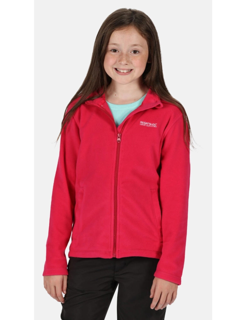 imagem de Regatta Grande ao ar livre Crianças/Kids King Ii Lightweight Zip Fleece Jacket5