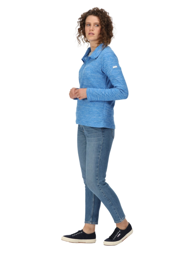 imagem de Regatta Womens/Ladies Fidelia Ii Marl Meio Zip Fleece6