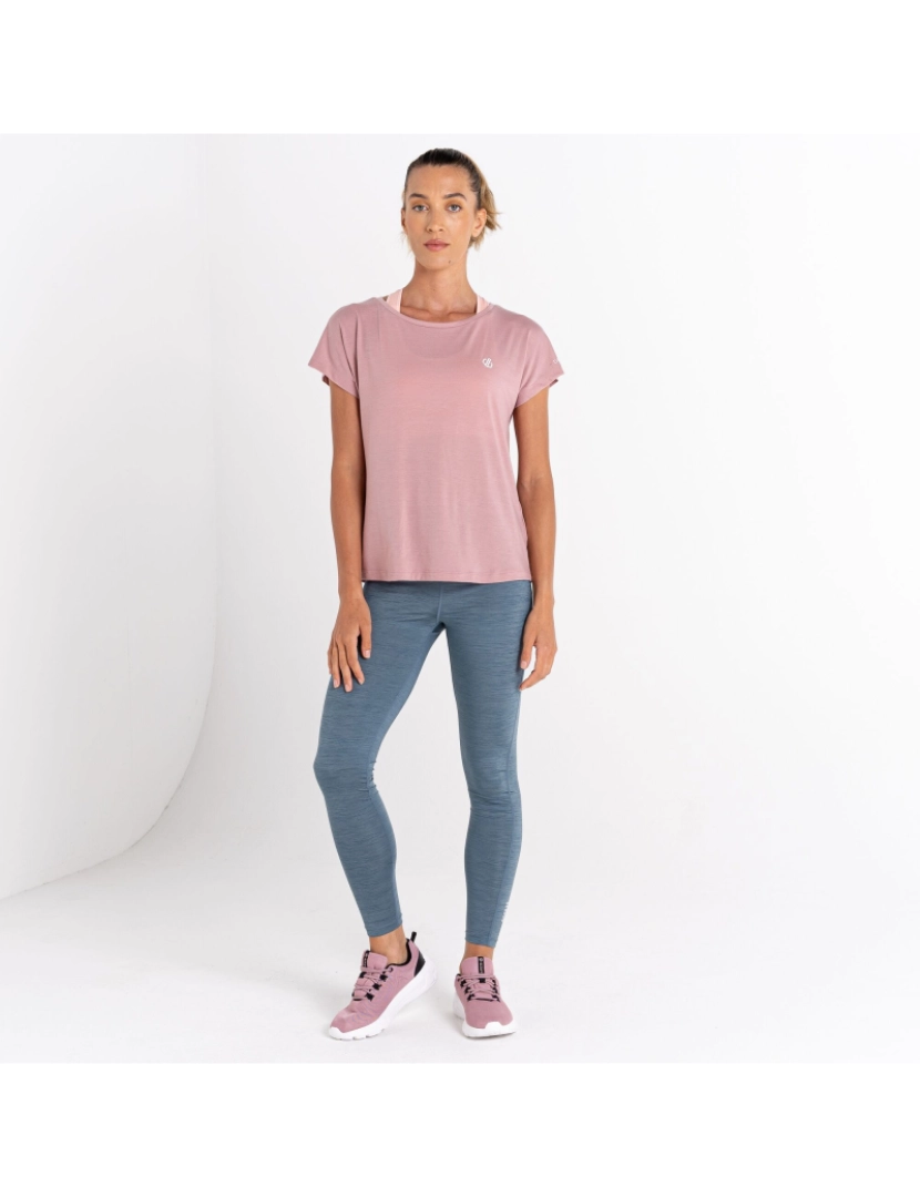 imagem de Dare 2B Mulheres/Ladies Persisting Marl T-shirt leve6