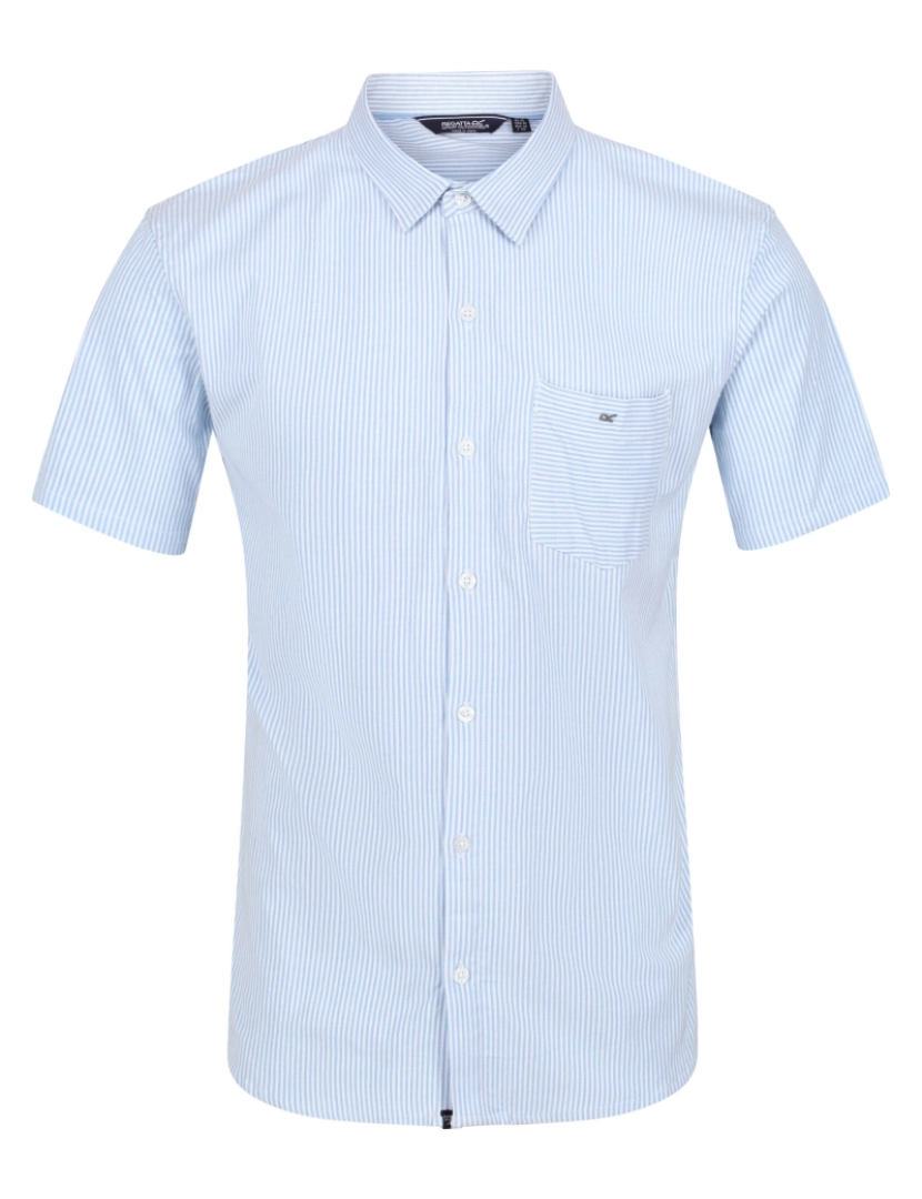 imagem de Regatta Mens Mikel Stripe camisa manga curta1